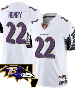 Baltimore Ravens Nike Maryland Patch Vapor Limited Stitched Jersey V3 - Purple - Image 19