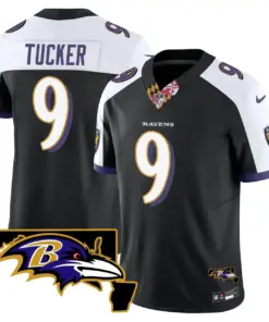 Baltimore Ravens Nike Maryland Patch Vapor Limited Stitched Jersey V3 - Purple - Image 30