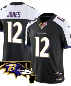 Baltimore Ravens Nike Maryland Patch Vapor Limited Stitched Jersey V3 - Purple - Image 35