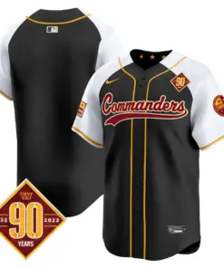 Washington Commanders Nike 90th Anniversary Patch Vapor Premier Limited Stitched Jersey - Maroon - Image 16