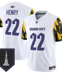 Baltimore Ravens Nike City Edition Patch Vapor Limited Stitched Jersey - Purple - Image 10