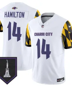 Baltimore Ravens Nike City Edition Patch Vapor Limited Stitched Jersey - Purple - Image 13