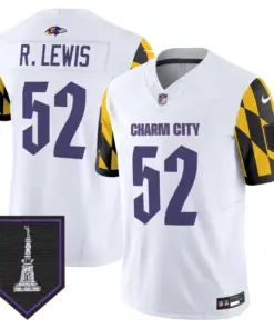 Baltimore Ravens Nike City Edition Patch Vapor Limited Stitched Jersey - Purple - Image 15