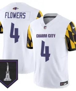 Baltimore Ravens Nike City Edition Patch Vapor Limited Stitched Jersey - Purple - Image 16