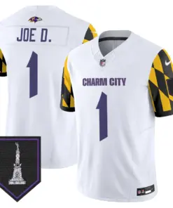 Baltimore Ravens Nike City Edition Patch Vapor Limited Stitched Jersey - Purple - Image 18