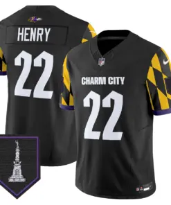 Baltimore Ravens Nike City Edition Patch Vapor Limited Stitched Jersey - Purple - Image 19
