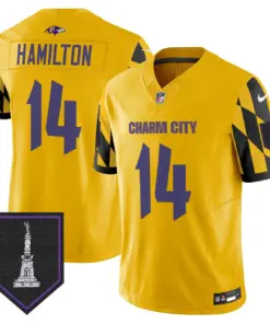 Baltimore Ravens Nike City Edition Patch Vapor Limited Stitched Jersey - Purple - Image 31