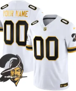 Tampa Bay Buccaneers Nike Throwback Vapor Custom Limited Stitched Jersey - Black - Image 3