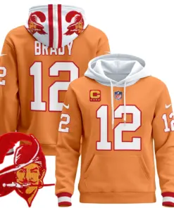 Alternative view of Tampa Bay Buccaneers Nike 2024 Pullover Hoodie - Orange
