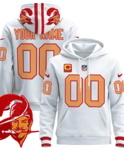 Alternative view of Tampa Bay Buccaneers Nike 2024 Custom Pullover Hoodie - Orange