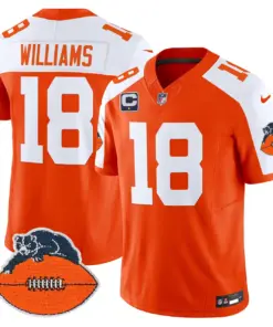 Chicago Bears Nike Throwback Vapor Limited Stitched Jersey - Navy - Image 8