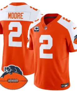 Chicago Bears Nike Throwback Vapor Limited Stitched Jersey - Navy - Image 12