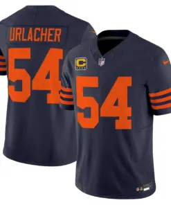 Chicago Bears Nike Throwback Vapor Limited Stitched Jersey - Navy - Image 18