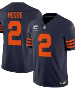 Chicago Bears Nike Throwback Vapor Limited Stitched Jersey - Navy - Image 19