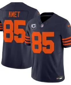 Chicago Bears Nike Throwback Vapor Limited Stitched Jersey - Navy - Image 21