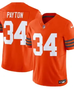 Chicago Bears Nike Throwback Vapor Limited Stitched Jersey - Navy - Image 34