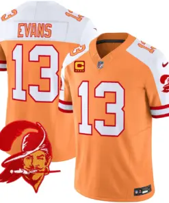 Tampa Bay Buccaneers Nike Throwback Vapor Limited Stitched Jersey V2 - Orange - Image 3