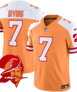 Tampa Bay Buccaneers Nike Throwback Vapor Limited Stitched Jersey V2 - Orange - Image 7