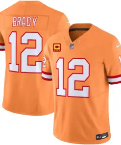 Tampa Bay Buccaneers Nike Throwback Vapor Limited Stitched Jersey V2 - Orange - Image 16