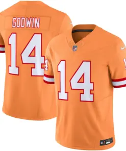 Tampa Bay Buccaneers Nike Throwback Vapor Limited Stitched Jersey V2 - Orange - Image 18