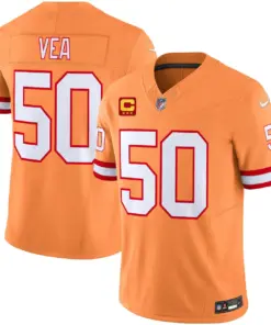 Tampa Bay Buccaneers Nike Throwback Vapor Limited Stitched Jersey V2 - Orange - Image 19