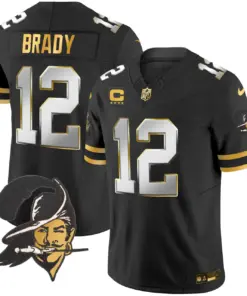 Alternative view of Tampa Bay Buccaneers Nike Throwback Vapor Limited Stitched Jersey - Black