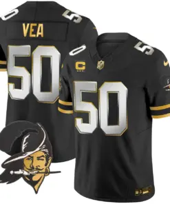 Tampa Bay Buccaneers Nike Throwback Vapor Limited Stitched Jersey - Black - Image 5