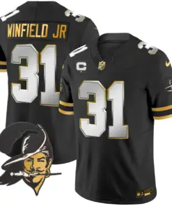 Tampa Bay Buccaneers Nike Throwback Vapor Limited Stitched Jersey - Black - Image 6