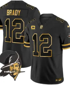 Tampa Bay Buccaneers Nike Throwback Vapor Limited Stitched Jersey - Black - Image 9