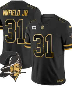 Tampa Bay Buccaneers Nike Throwback Vapor Limited Stitched Jersey - Black - Image 13