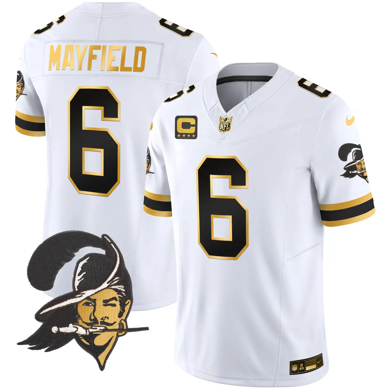 Tampa Bay Buccaneers Nike Throwback Vapor Limited Stitched Jersey - Black - Image 15
