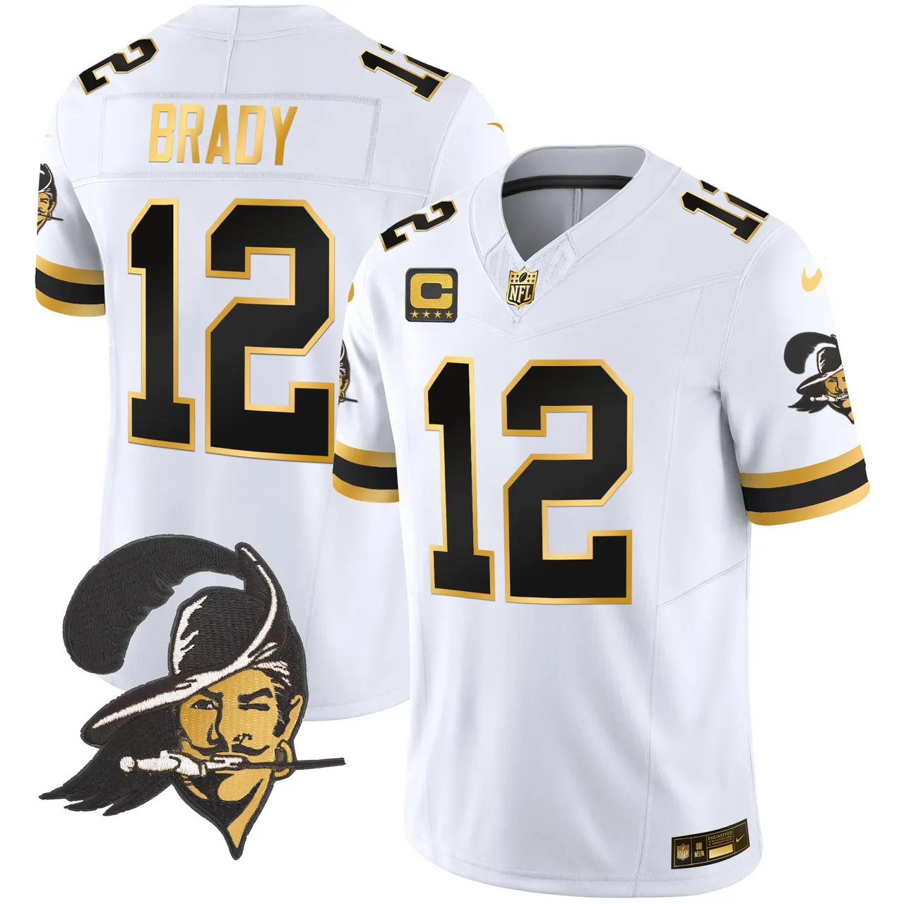 Tampa Bay Buccaneers Nike Throwback Vapor Limited Stitched Jersey - Black - Image 16
