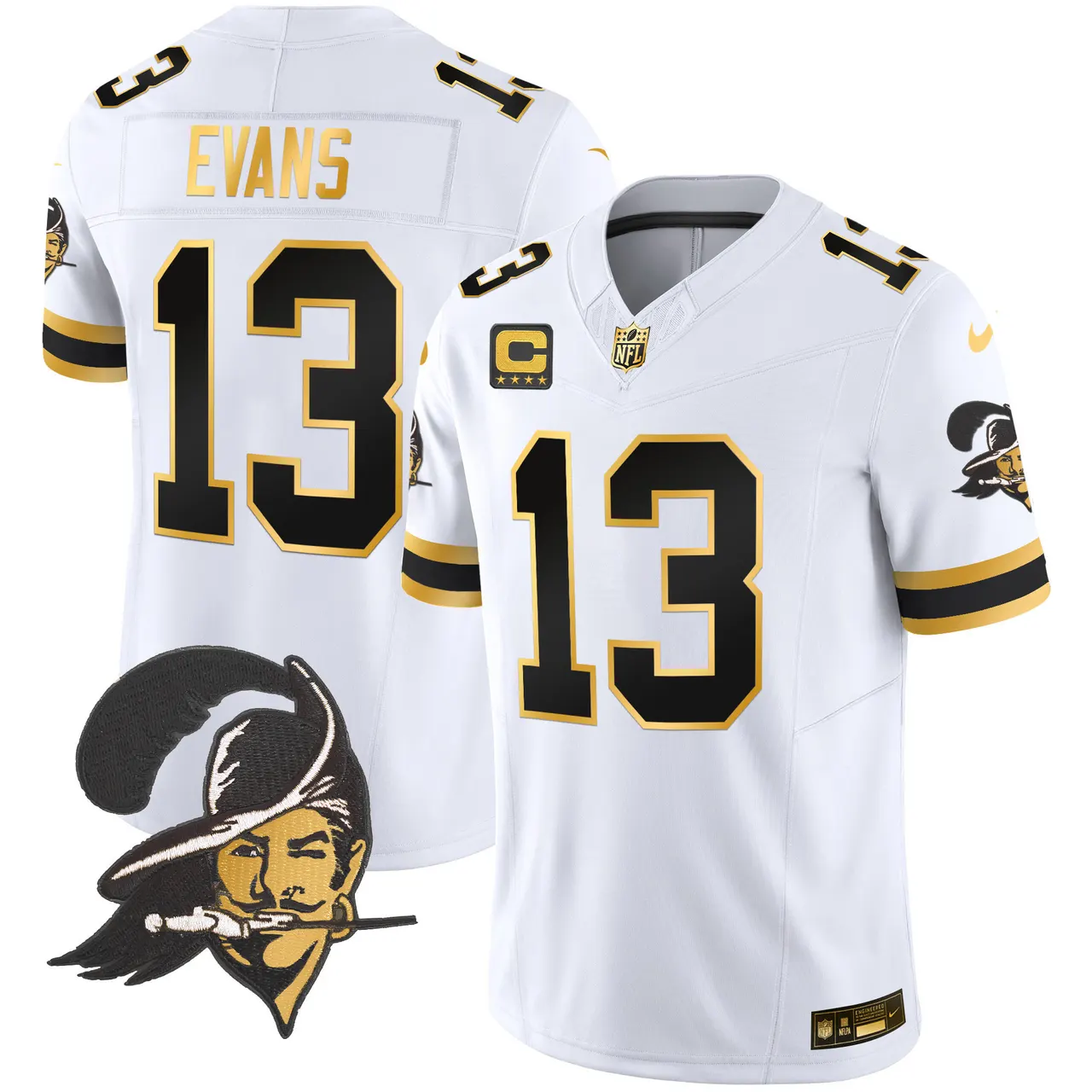Tampa Bay Buccaneers Nike Throwback Vapor Limited Stitched Jersey - Black - Image 17