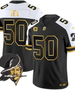 Tampa Bay Buccaneers Nike Throwback Vapor Limited Stitched Jersey - Black - Image 26