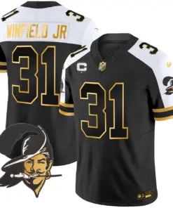Tampa Bay Buccaneers Nike Throwback Vapor Limited Stitched Jersey - Black - Image 27