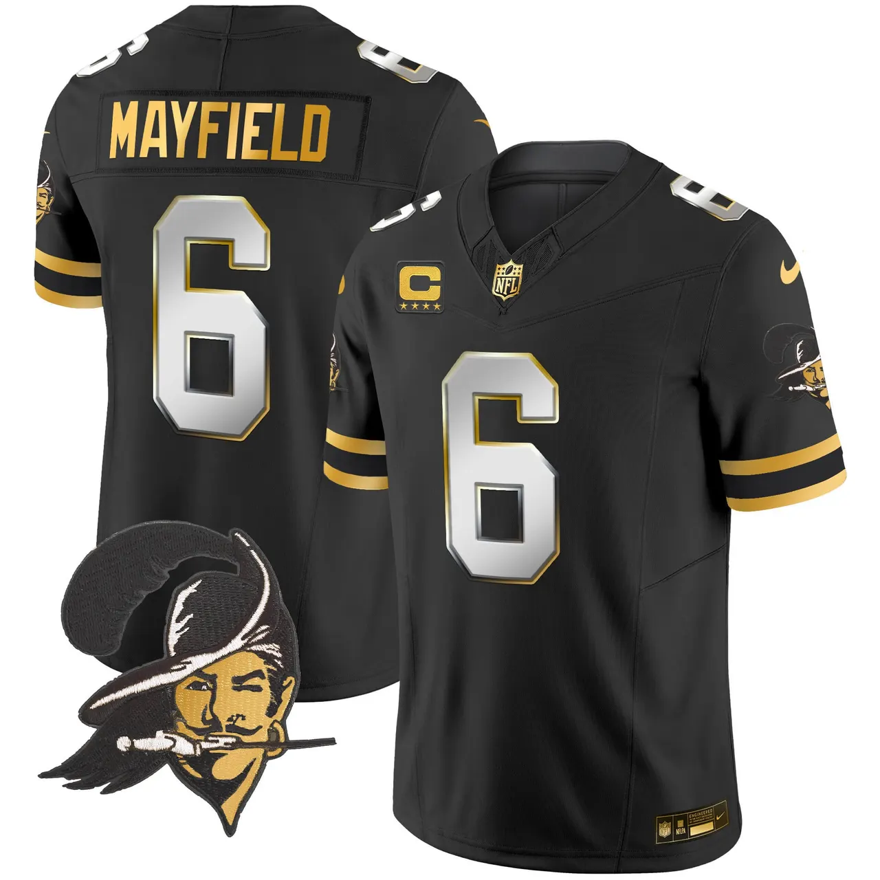 Tampa Bay Buccaneers Nike Throwback Vapor Limited Stitched Jersey - Black