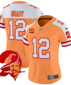 Alternative view of Tampa Bay Buccaneers Nike Women's Throwback Vapor Limited Stitched Jersey - Orange