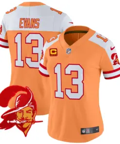 Tampa Bay Buccaneers Nike Women's Throwback Vapor Limited Stitched Jersey - Orange - Image 3