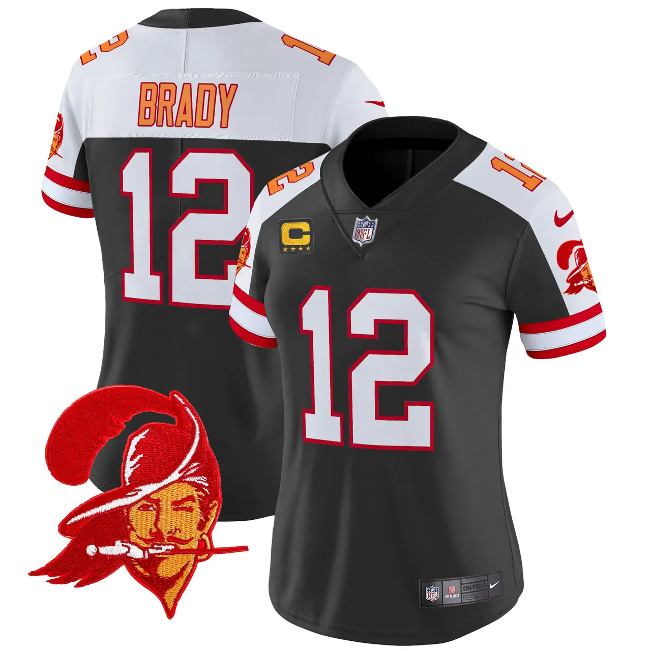 Tampa Bay Buccaneers Nike Women's Throwback Vapor Limited Stitched Jersey - Orange - Image 9