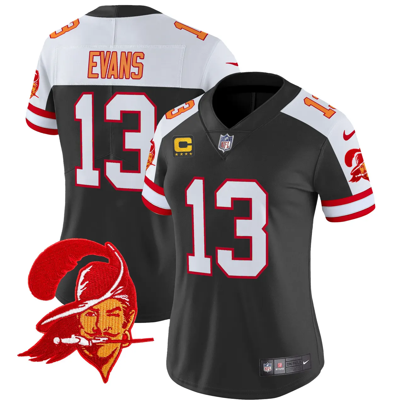Tampa Bay Buccaneers Nike Women's Throwback Vapor Limited Stitched Jersey - Orange - Image 10