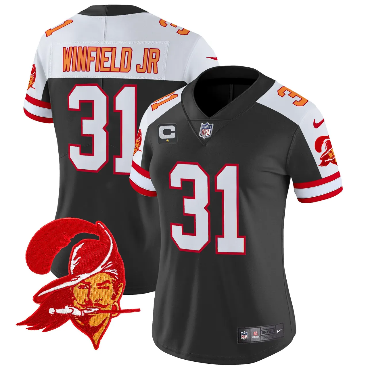 Tampa Bay Buccaneers Nike Women's Throwback Vapor Limited Stitched Jersey - Orange - Image 13
