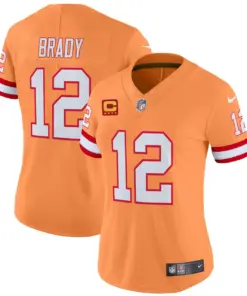 Tampa Bay Buccaneers Nike Women's Throwback Vapor Limited Stitched Jersey - Orange - Image 16