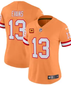 Tampa Bay Buccaneers Nike Women's Throwback Vapor Limited Stitched Jersey - Orange - Image 17