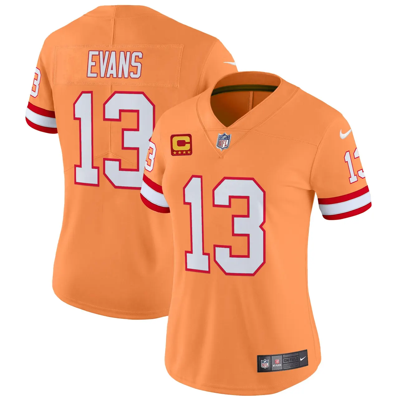 Tampa Bay Buccaneers Nike Women's Throwback Vapor Limited Stitched Jersey - Orange - Image 17