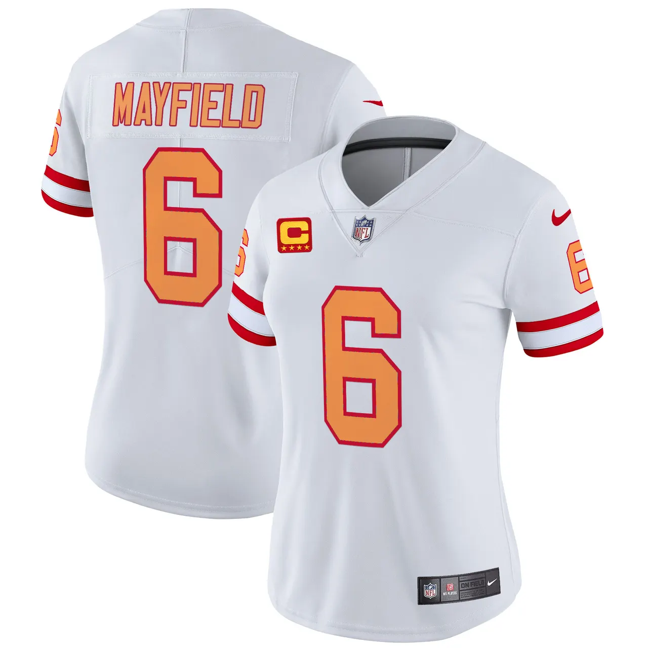 Tampa Bay Buccaneers Nike Women's Throwback Vapor Limited Stitched Jersey - Orange - Image 22