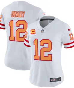 Tampa Bay Buccaneers Nike Women's Throwback Vapor Limited Stitched Jersey - Orange - Image 23