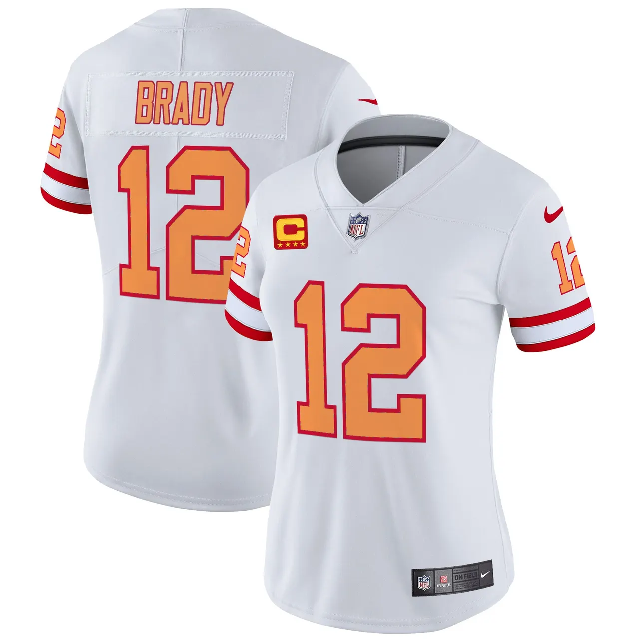 Tampa Bay Buccaneers Nike Women's Throwback Vapor Limited Stitched Jersey - Orange - Image 23