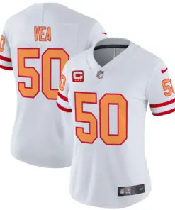 Tampa Bay Buccaneers Nike Women's Throwback Vapor Limited Stitched Jersey - Orange - Image 26