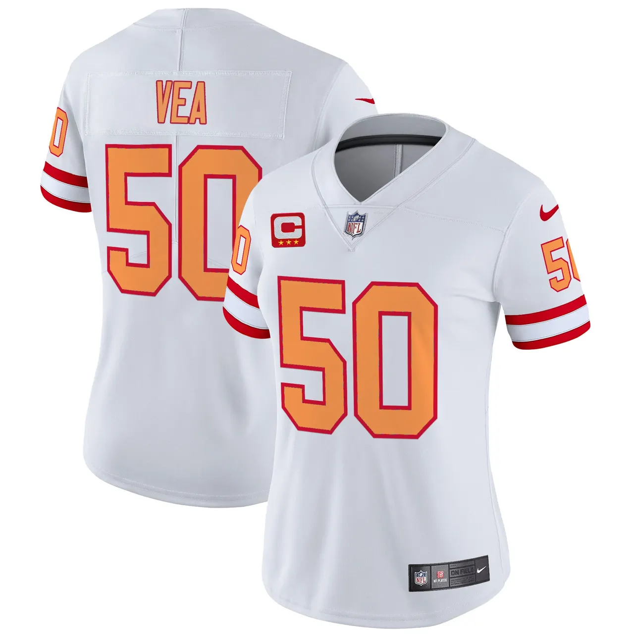 Tampa Bay Buccaneers Nike Women's Throwback Vapor Limited Stitched Jersey - Orange - Image 26
