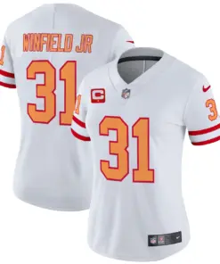 Tampa Bay Buccaneers Nike Women's Throwback Vapor Limited Stitched Jersey - Orange - Image 27